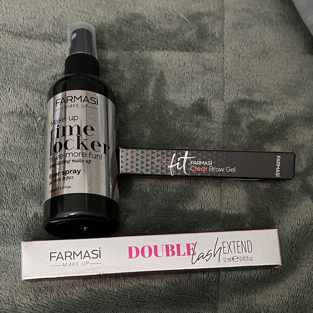Farmasi Time Locker Spray and Brow Gel Set Clear Free Mascara